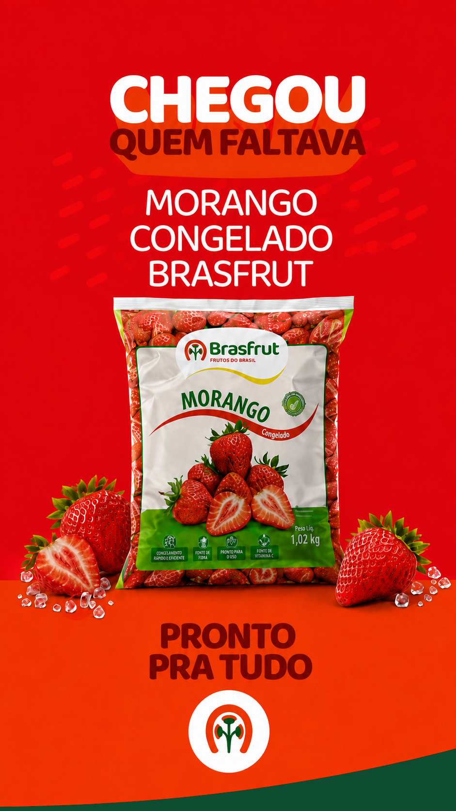 Morango Congelado Brasfrut